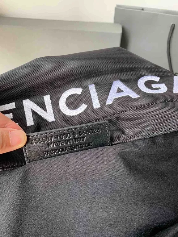 View 6 of Urban Nylon Backpack with Logo Strap â€” Everyday Luxury Bag