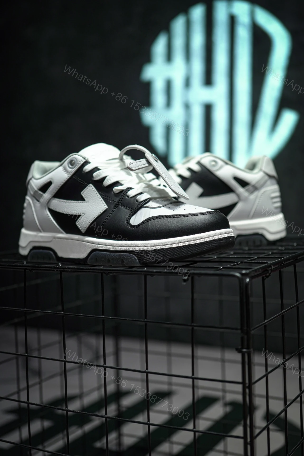 View 4 of OFF-WHITE Out Of Office Black White Grey