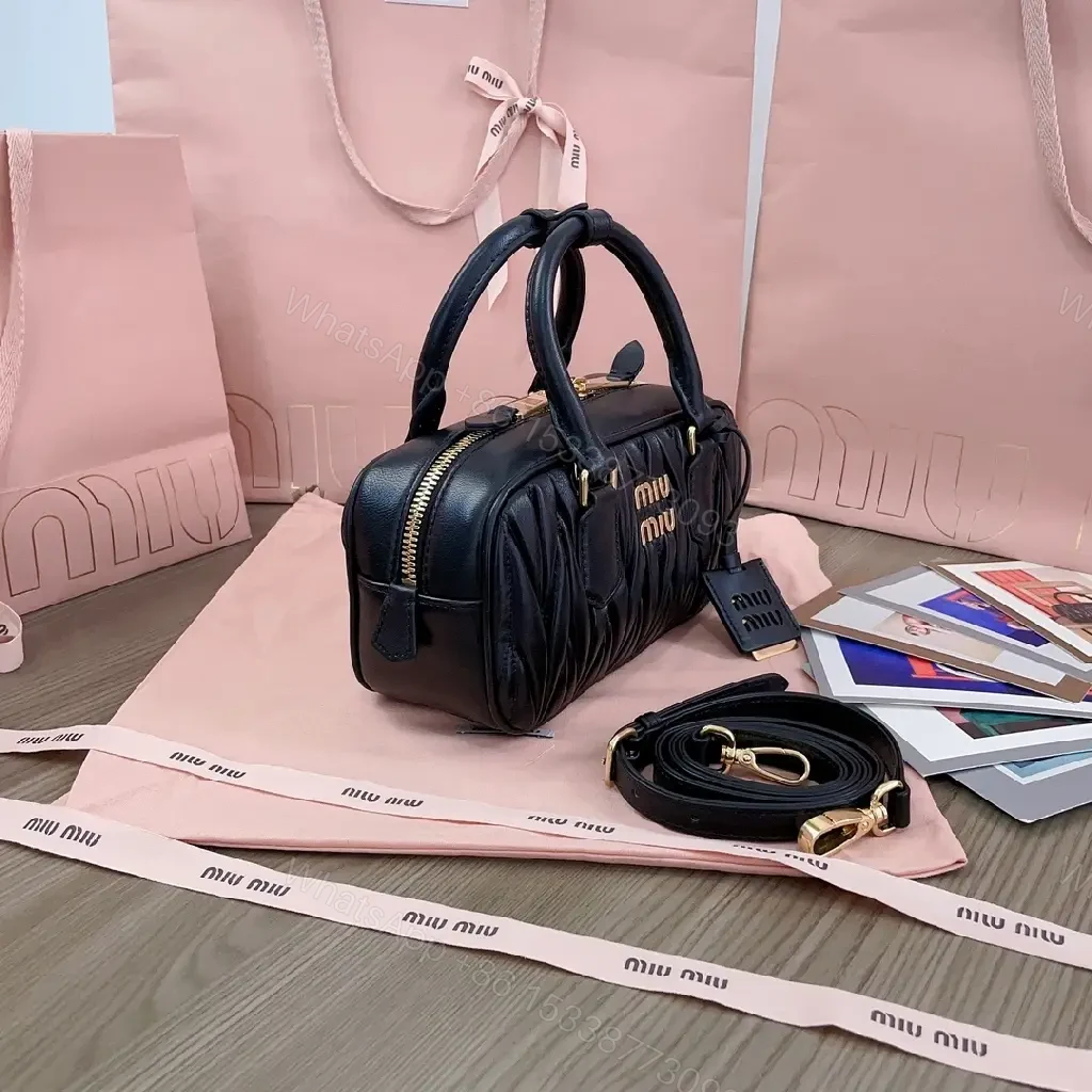 View 8 of Quilted Mini Bag with Gold Hardware: Modern Luxe Everyday
