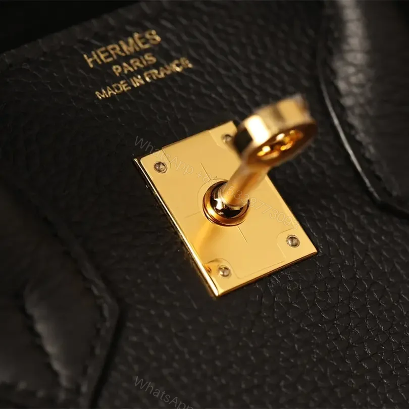 View 13 of 高仿Hermes*Birkin25黑色金扣免檢版