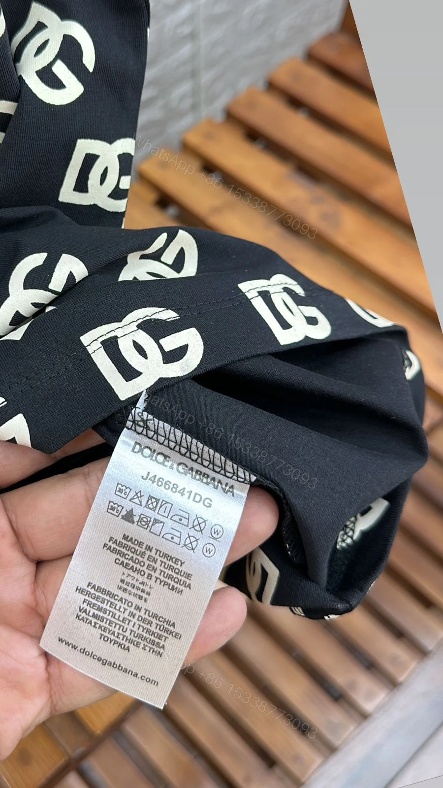 View 5 of FIRST COPY DOLCE & GABBANA LUXURY STYLE SUMMER LOOK POLO T-SHIRT