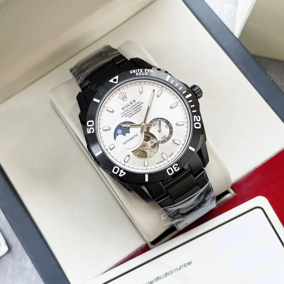 View 3 of Rolex Oyster Perpetual Cosmograph Moonphase White Dial 40Mm