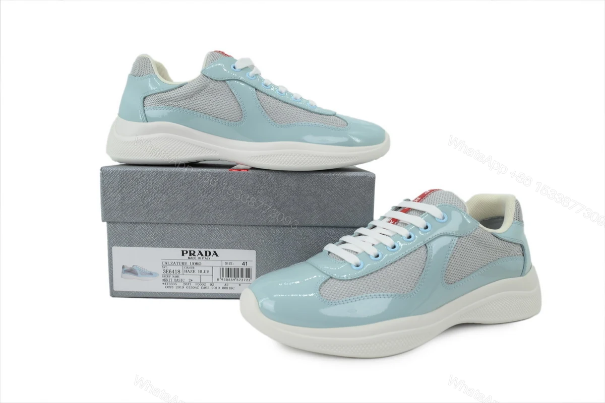 View 5 of Prada Sneakers Sky Blue