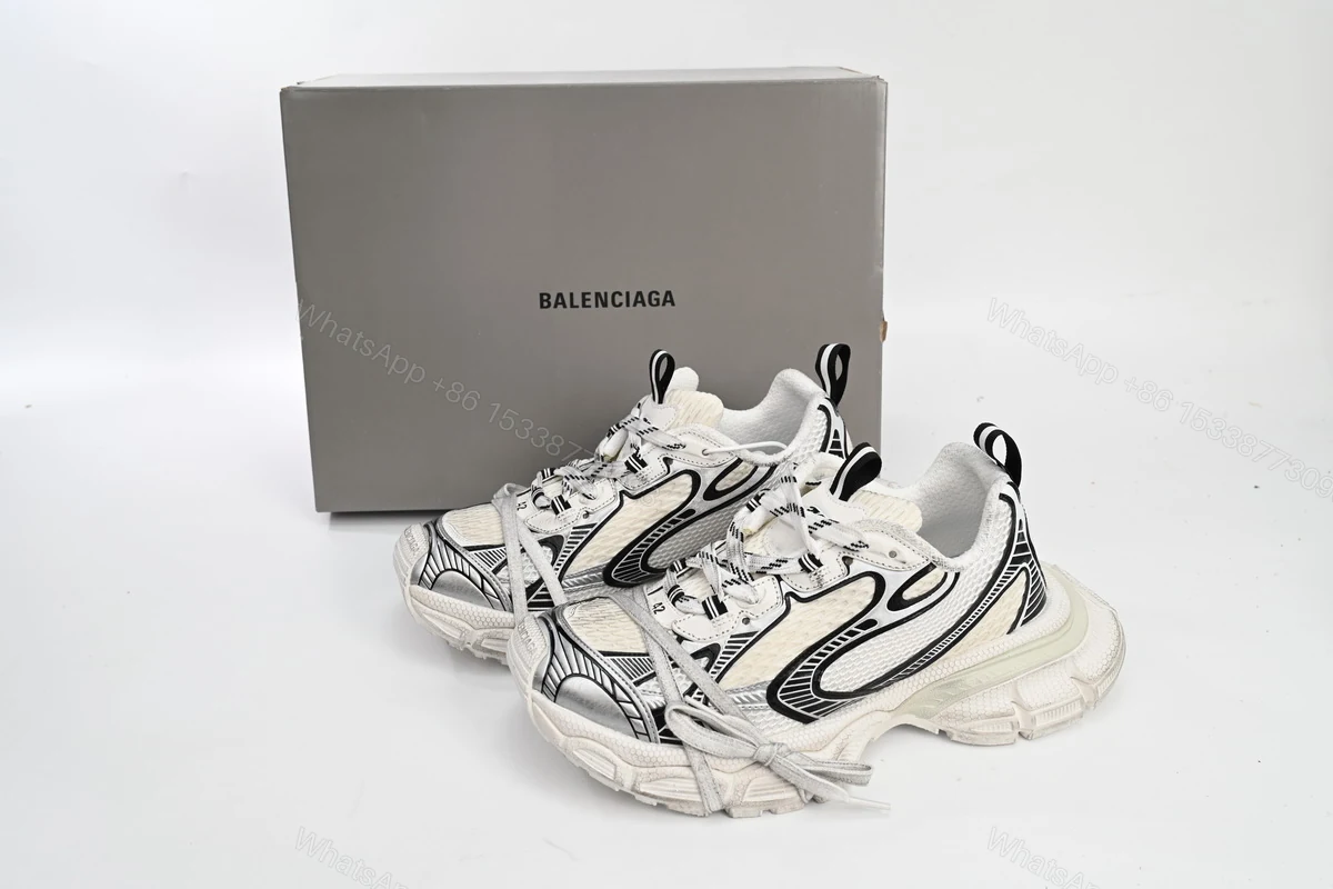 View 2 of Balenciaga 3XL Silver Rice White Black 542229 W1RB5 0352