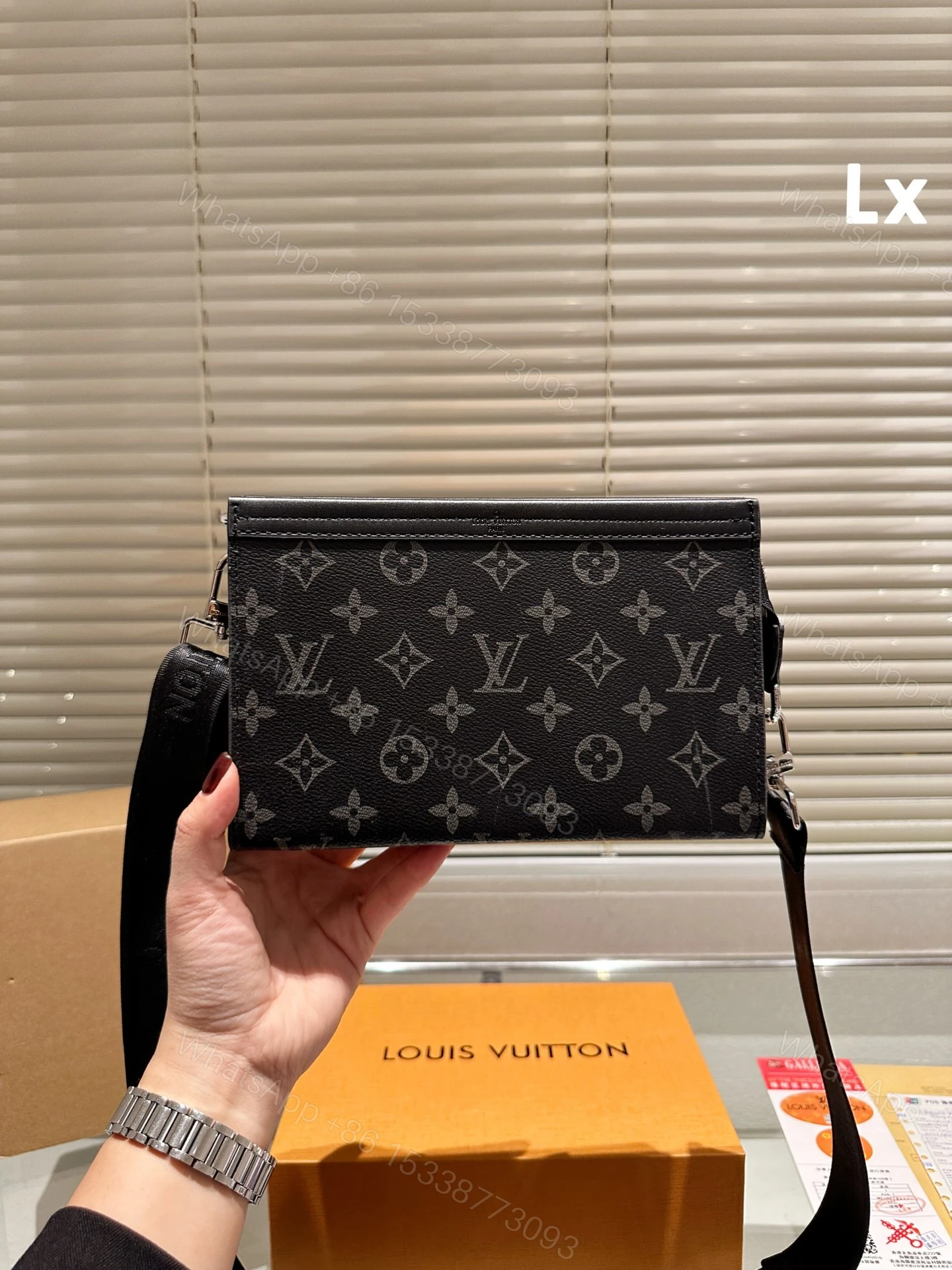 View 4 of LOUIS VUITTON Monogram Eclipse Gaston Wearable Wallet