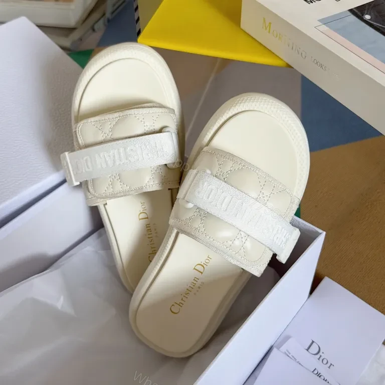 View 3 of Lux Sandals: Dior Signature Straps, Premium Leather, Lightweight Comfort