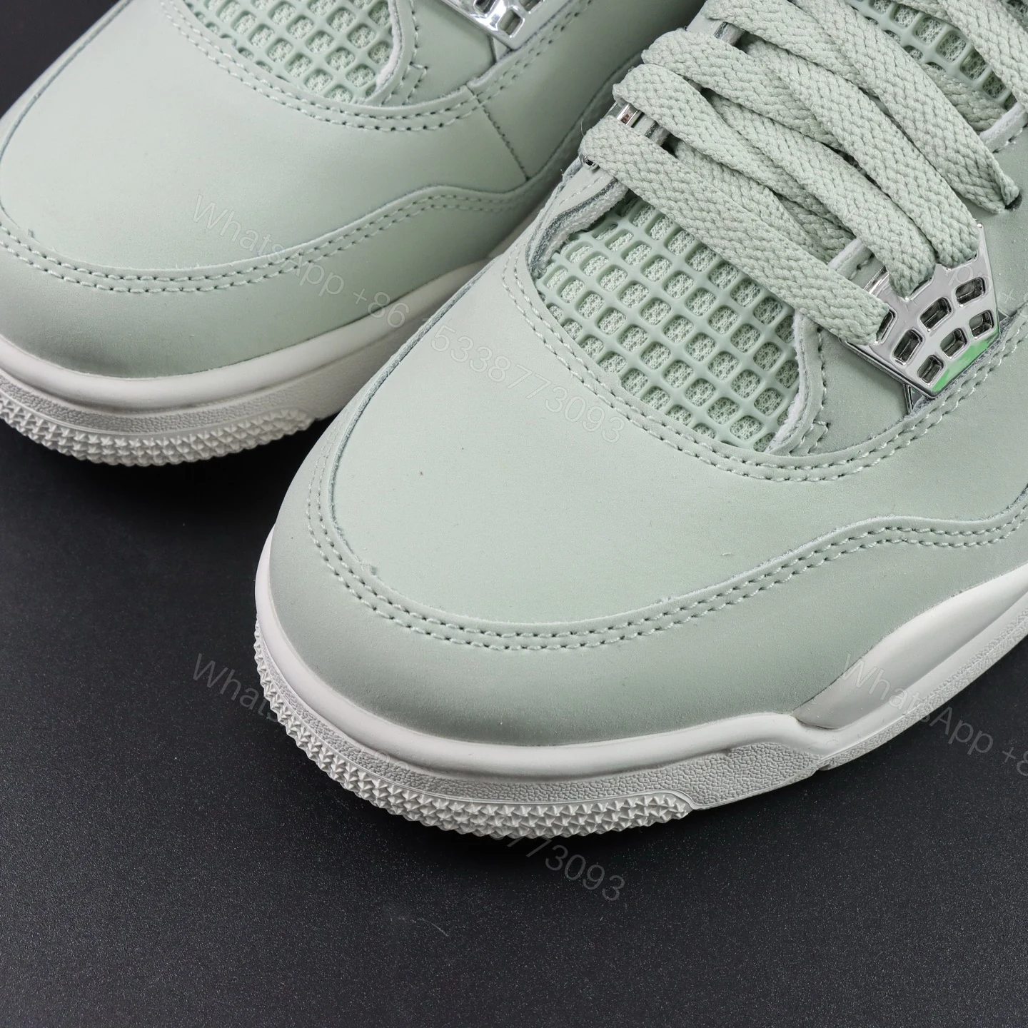 View 8 of Air Jordan 4 Retro Seafoam Sail Reps