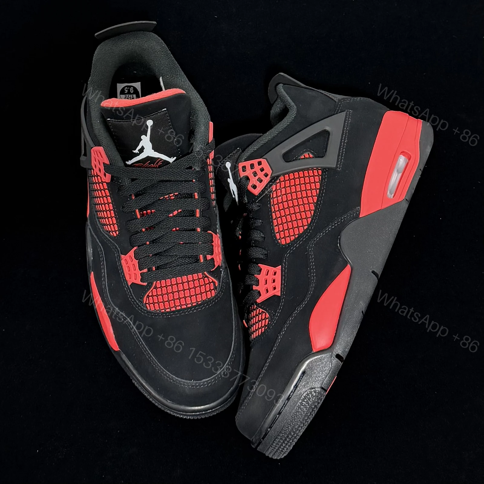 View 7 of Air Jordan 4 Retro Red Thunder Reps