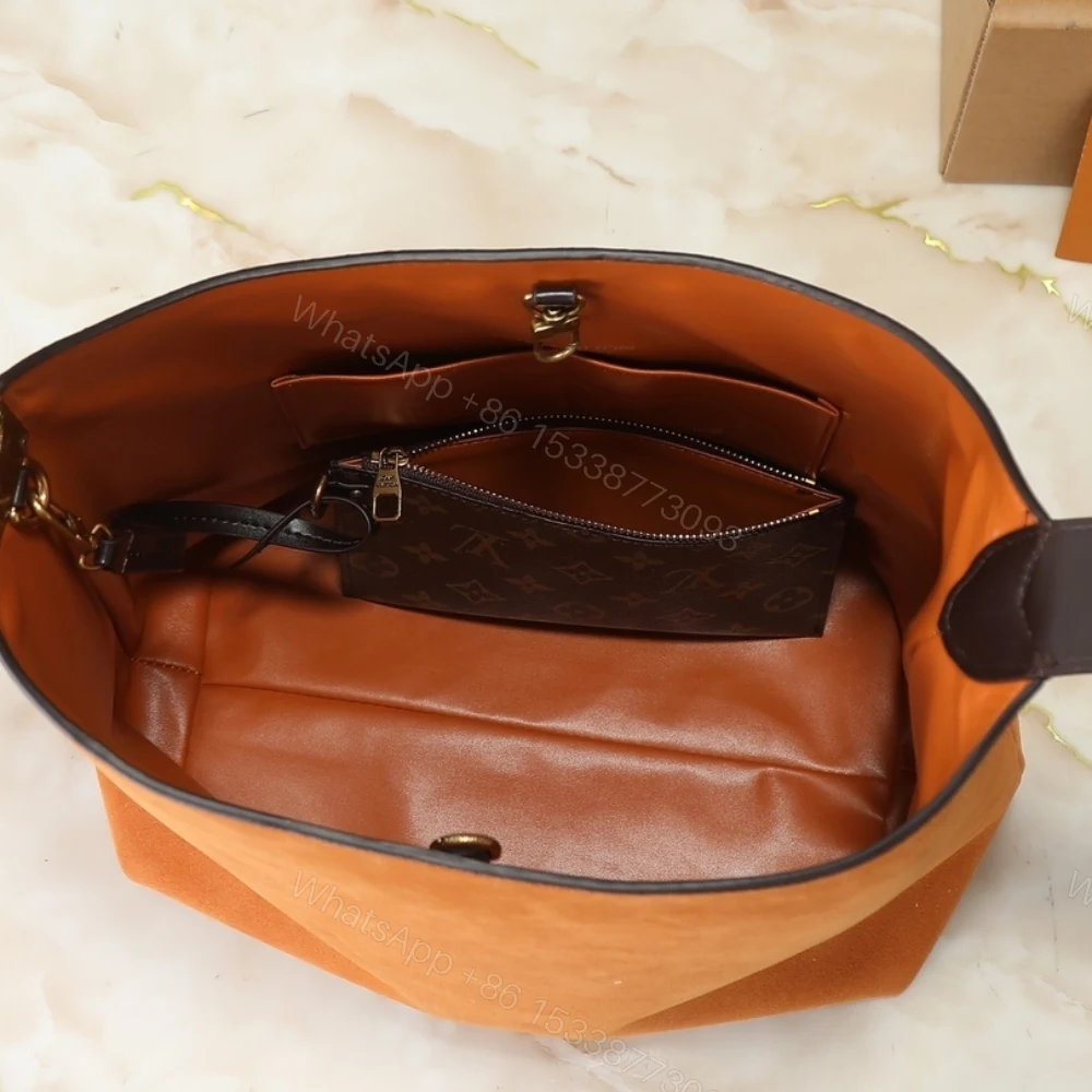 View 9 of Louis Vuitton Hobo MM Tan 35Cm M25516
