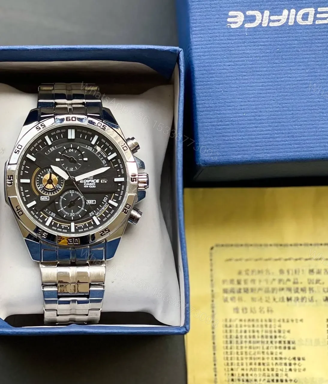 Edifice Casio Black Dial — view 1