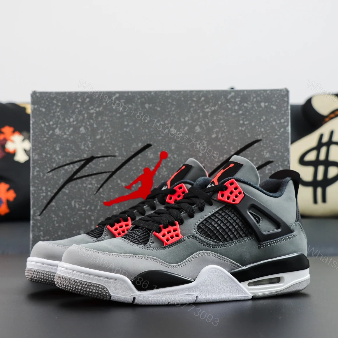 Air Jordan 4 Retro Infrared Reps — view 1