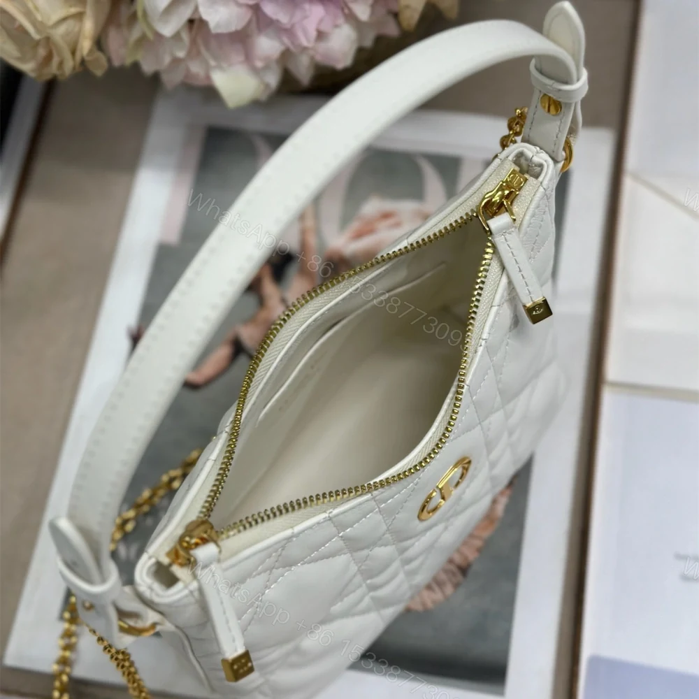 View 7 of 高仿Dior*MissCaro系列S5253M030小羊皮手提包Mini白色免檢版