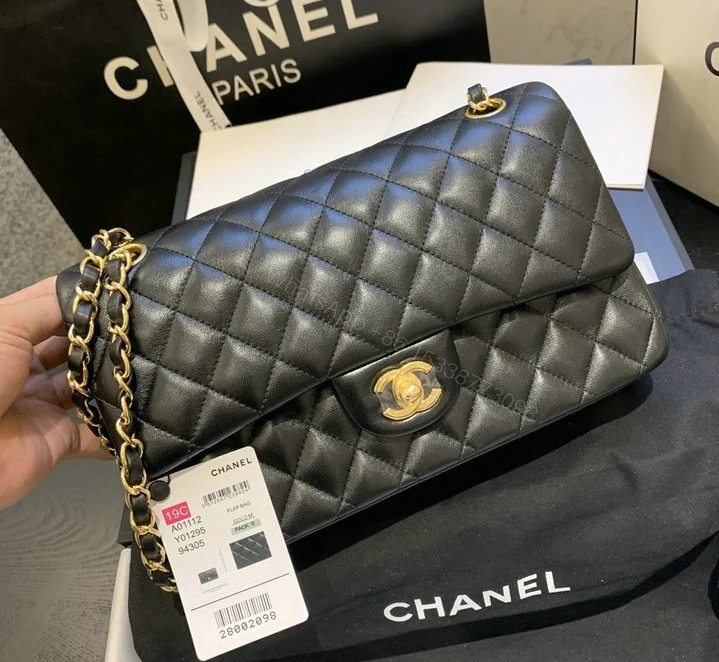 View 2 of Chanel Classic 11.12 Black Handbag A01112