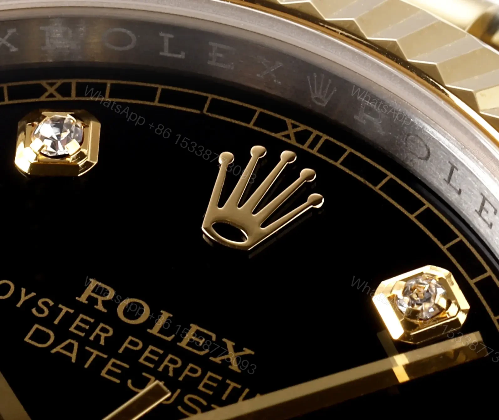 View 6 of BL Factory Clean Factory DDF Classic Black Gold Datejust Watch