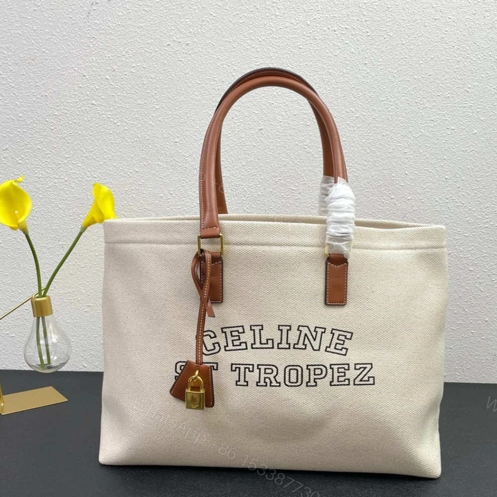 View 2 of CELINE CABAS HORIZONTAL ST TROPEZ BEIGE 33CM
