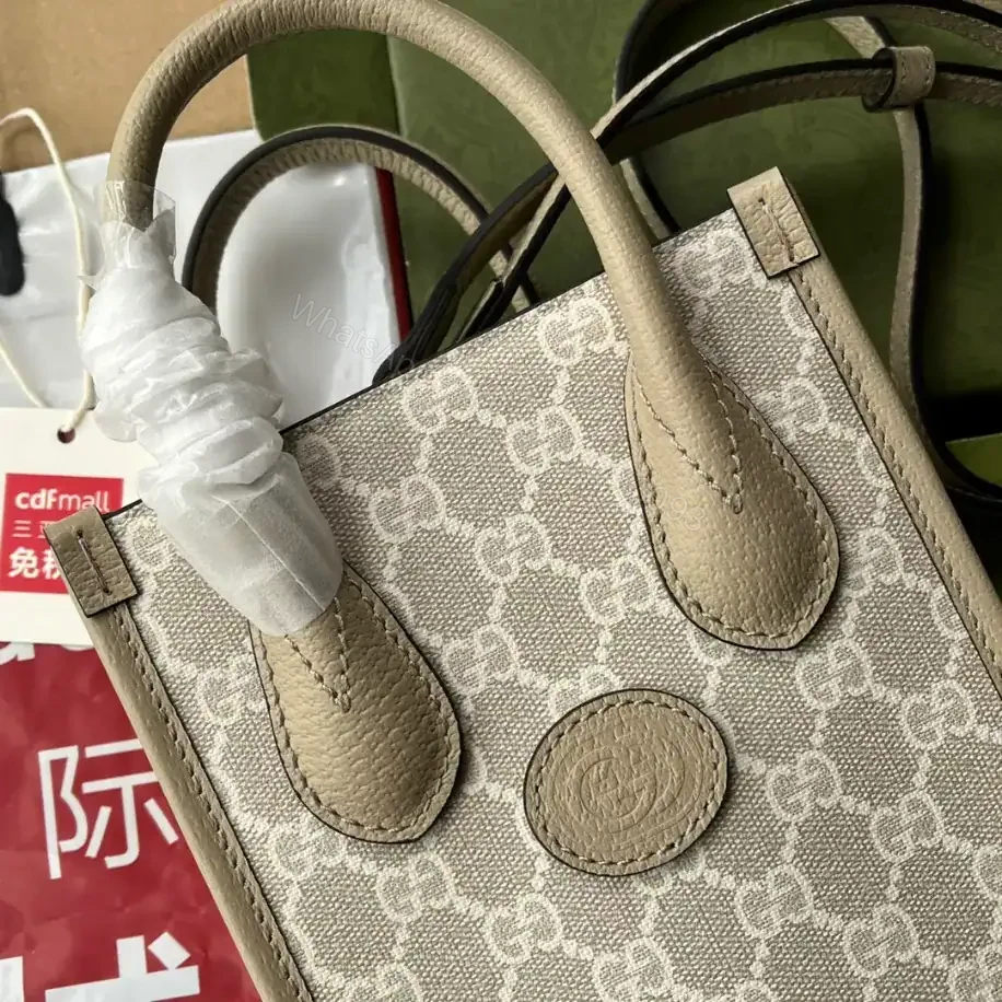 View 8 of MINI TOTE BAG WITH INTERLOCKING G – GBC067