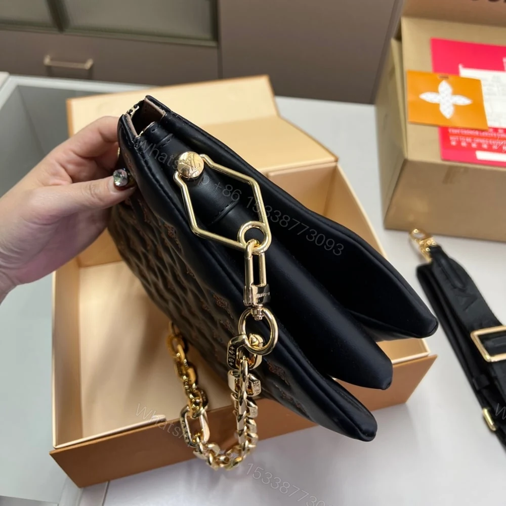 View 4 of Louis Vuitton Coussin PM Black Gold 26Cm M12448