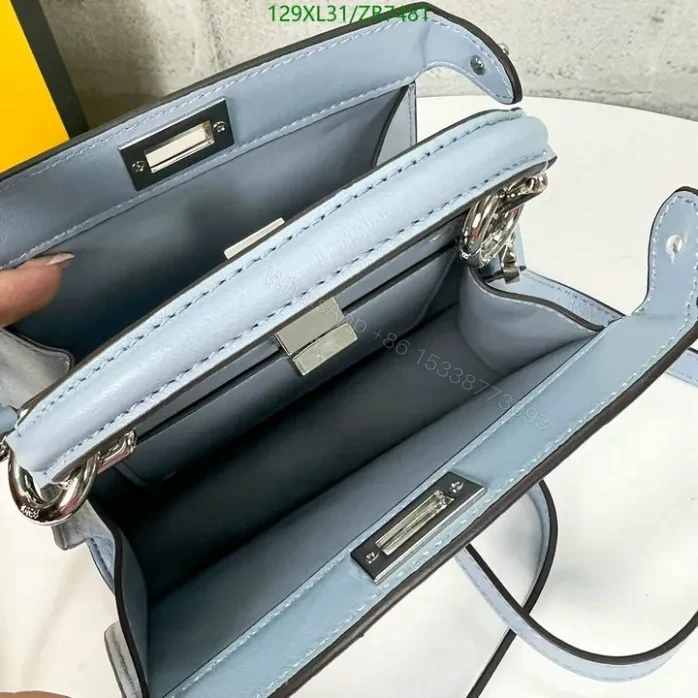 View 14 of Fendi Beige Peekaboo ISeeU Small Bag ZB7481