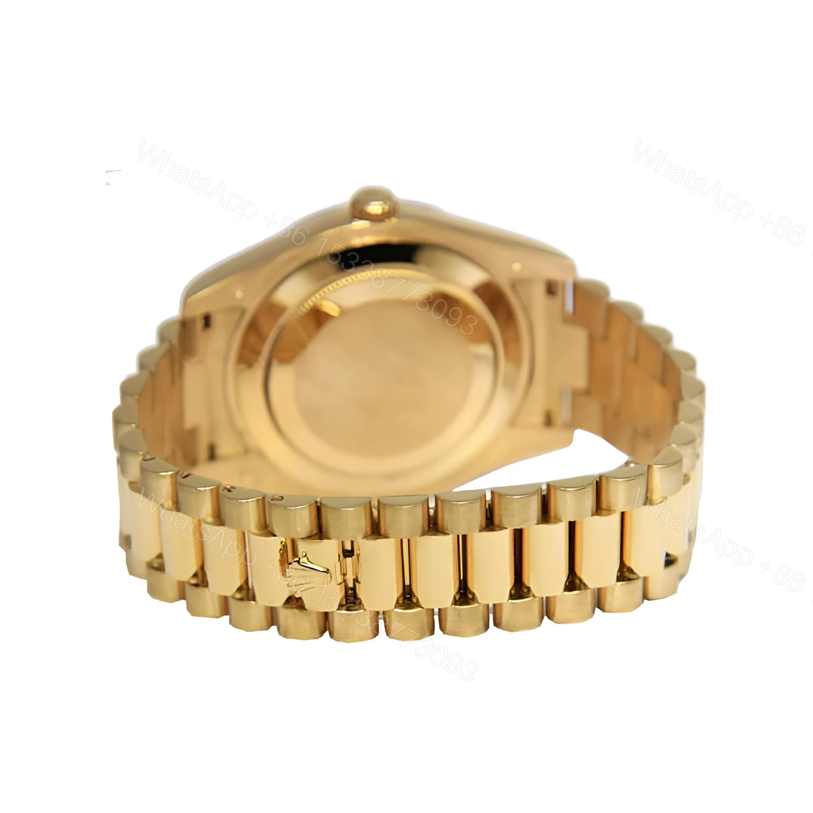 View 3 of Rolex Day-Date 228348 Diamonds Gold Dial Replica
