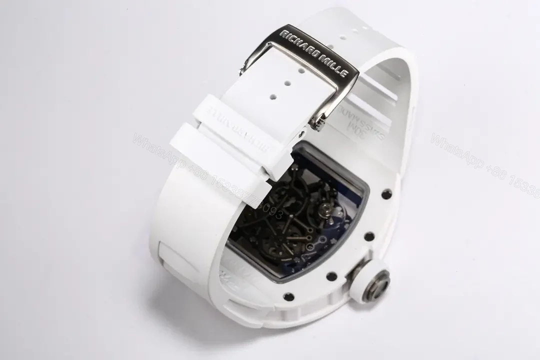 View 7 of JB Factory BBR Richard Mille RM055 White Ceramic Watch