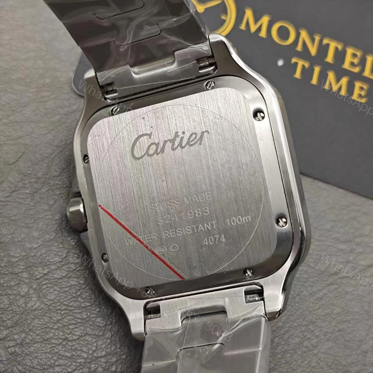 View 8 of Cartier Santos Date Swiss Made Replica W20060D6