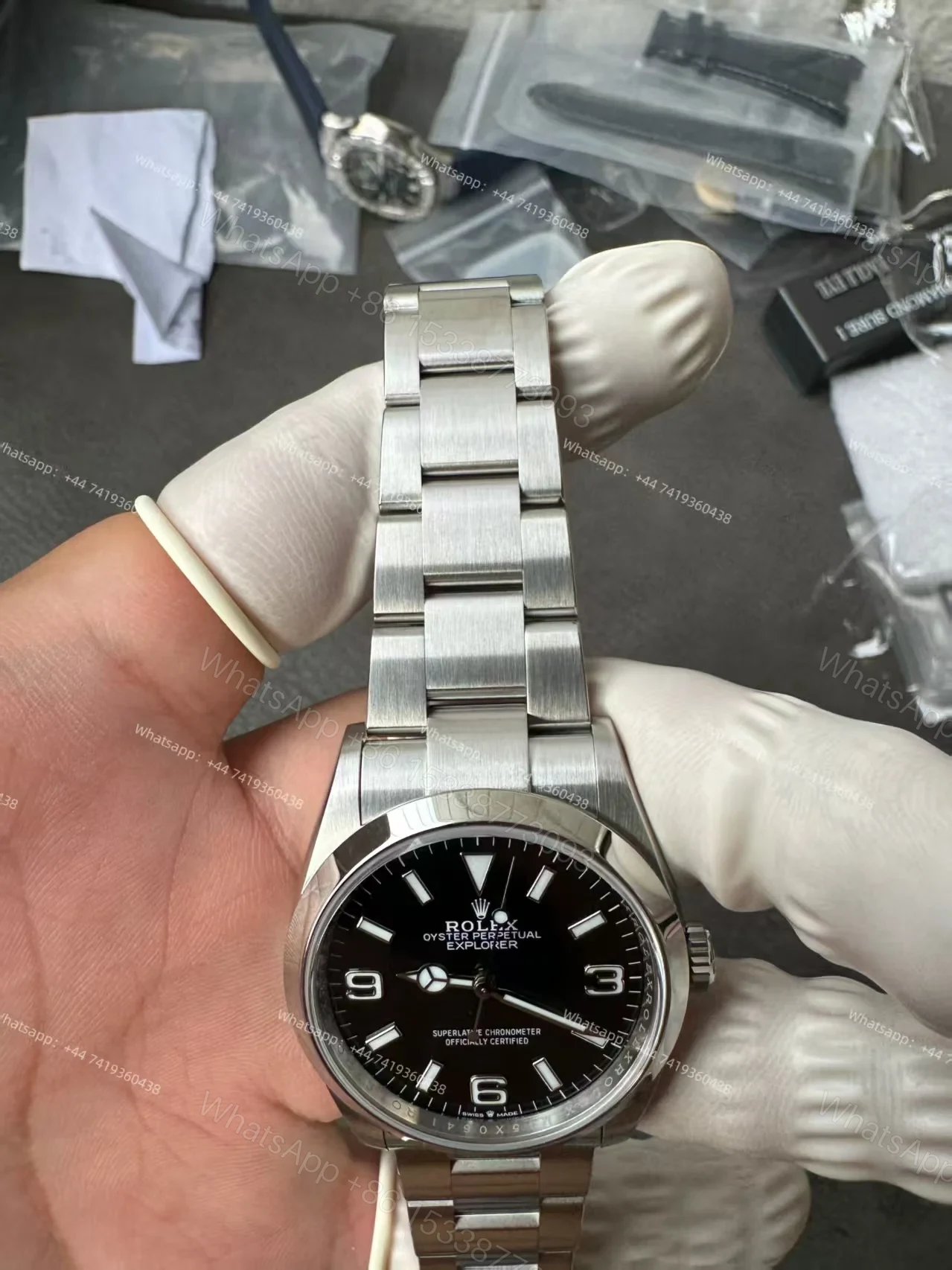 View 8 of Rolex Explorer M124270-0001 1:1 Replica Black Dial 36MM 3230 Movement Super Clone Watch