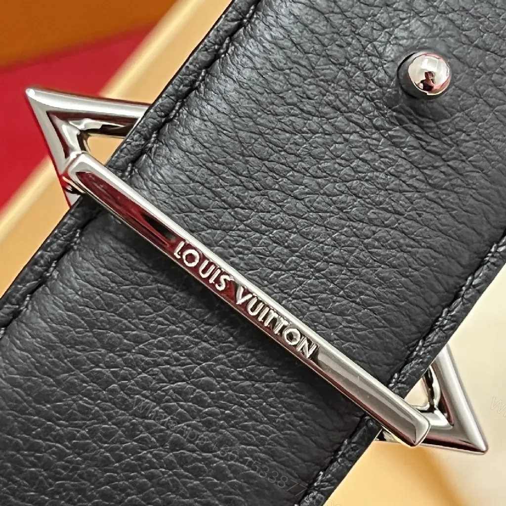 View 7 of Calfskin Monogram Belt — Luxe Everyday Style, Durable