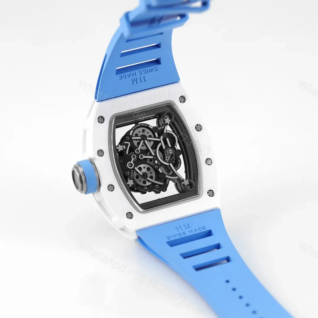 View 6 of JB Factory KU+ KV-V5 White & Blue Ceramic Watch