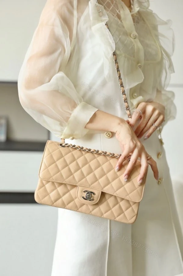 View 2 of FIRST COPY CHANEL PARIS LAMBSKIN SHOULDER BAG