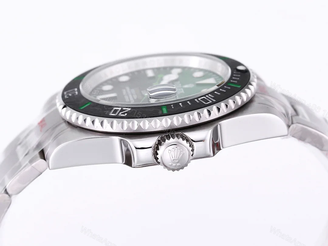 View 5 of Rolex Submariner DIW Carbon Fiber Gradient Green Dial Custom Watch 40mm Ultimate Edition RG-ROLEX-SUB-DIW-CARBON-GRN-40