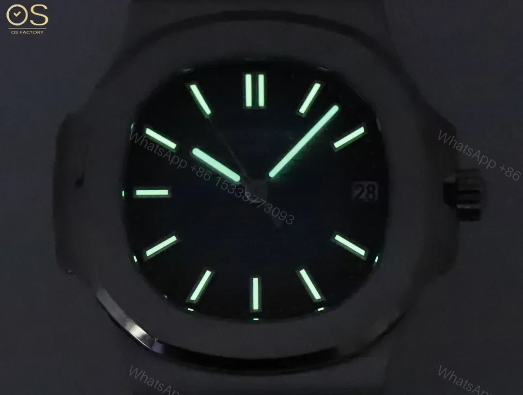 View 9 of Patek Philippe Nautilus Green Dial Steel Watch