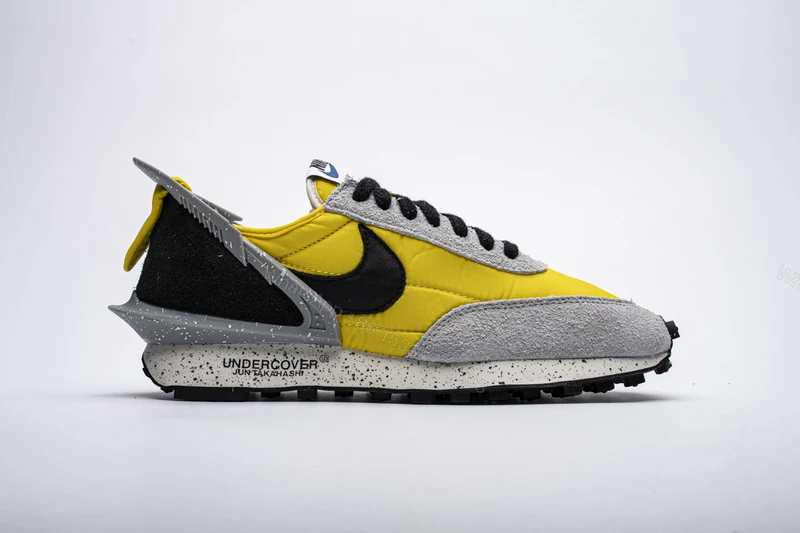 View 2 of Undercover x Nike Waffle Dbreak Light GreyYellow BV4594-700