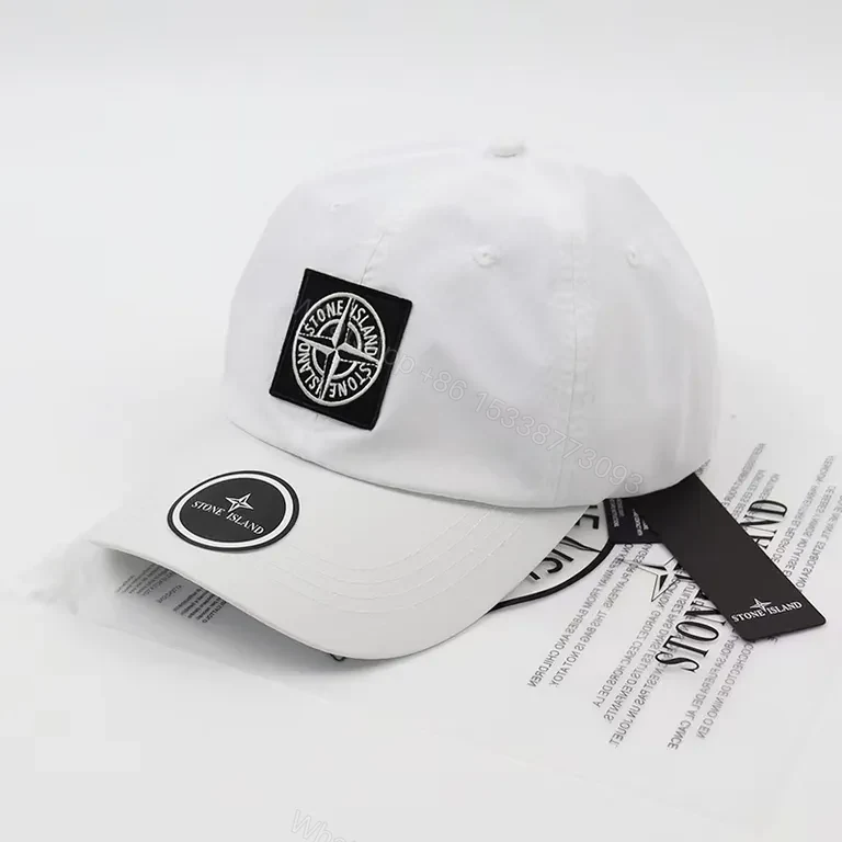 View 3 of Cobalt Stone Cap: Structured, Water-Resistant with Signature Patch