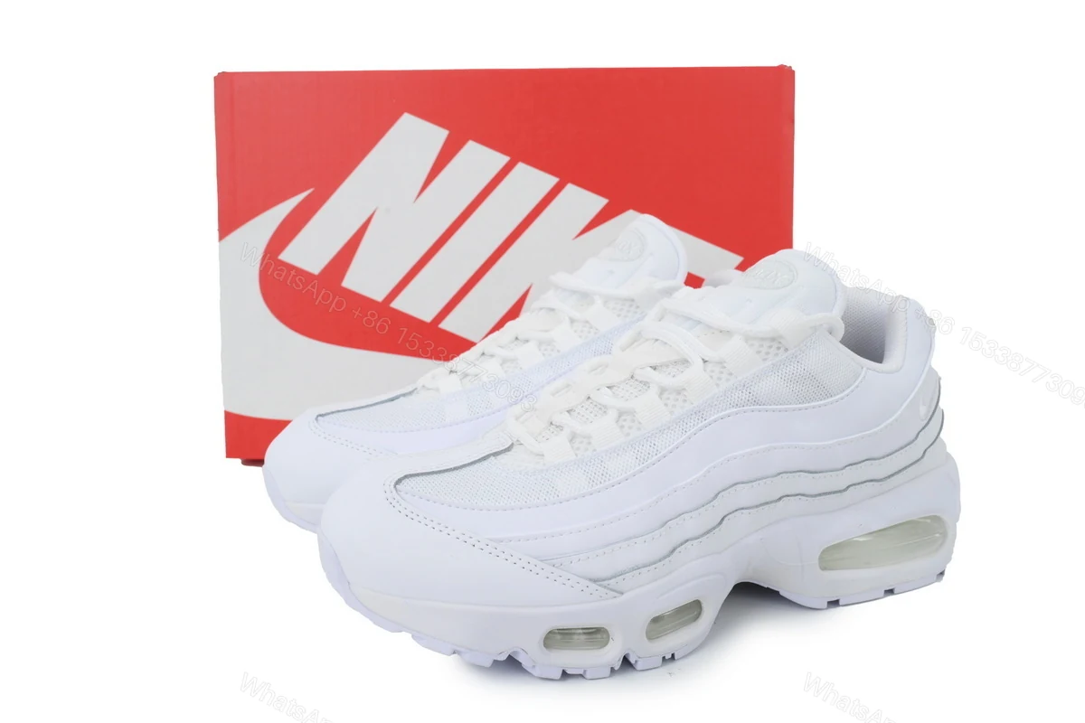 View 7 of Nike Air Max 95 OG All White HM8755-100
