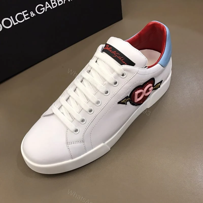 View 7 of DOLCE & GABBANA WHITE HEART SNEAKERS – DG31