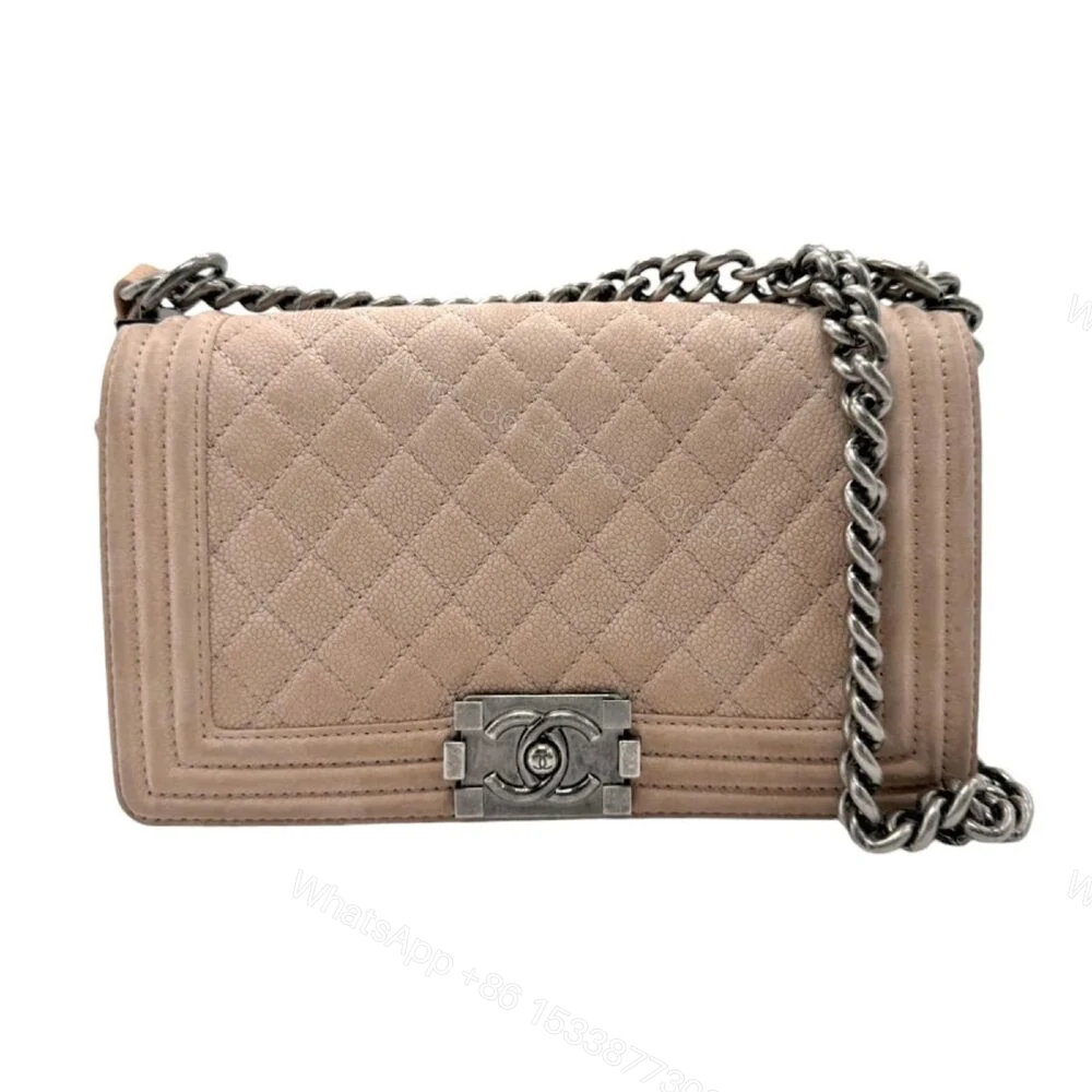 Chanel Boy Chanel Handbag Nude 25Cm — view 1