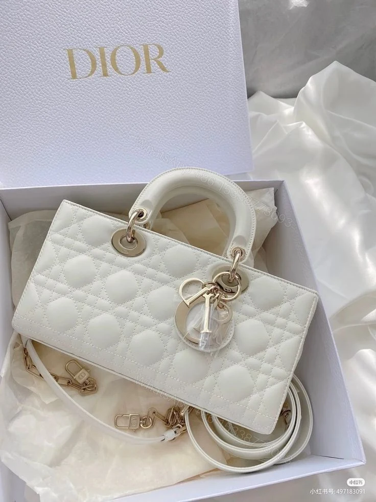 View 6 of Christian Dior Medium Lady D-Joy Bag In Lambskin First Copy | AAA+ Replica Designer Bag