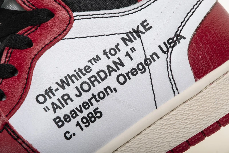 View 15 of Air Jordan 1 Retro High Off White Chicago AA3834-101