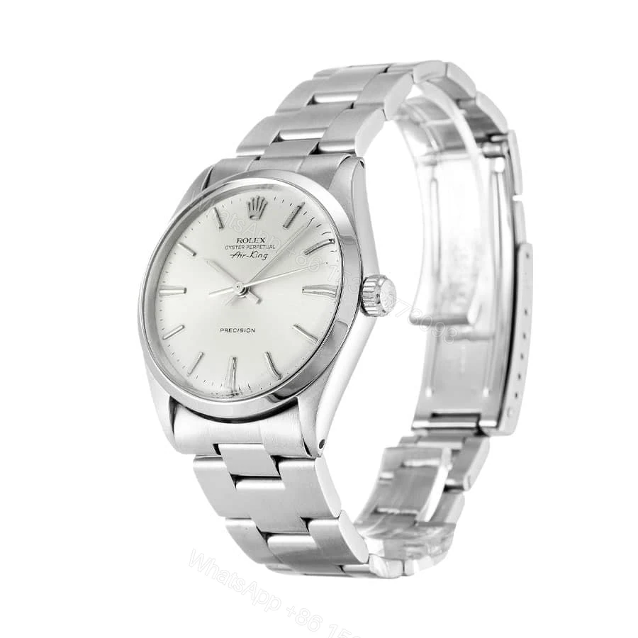 View 2 of Rolex Air-King 5500 Super Clone : 34mm Black Dial Smooth Bezel