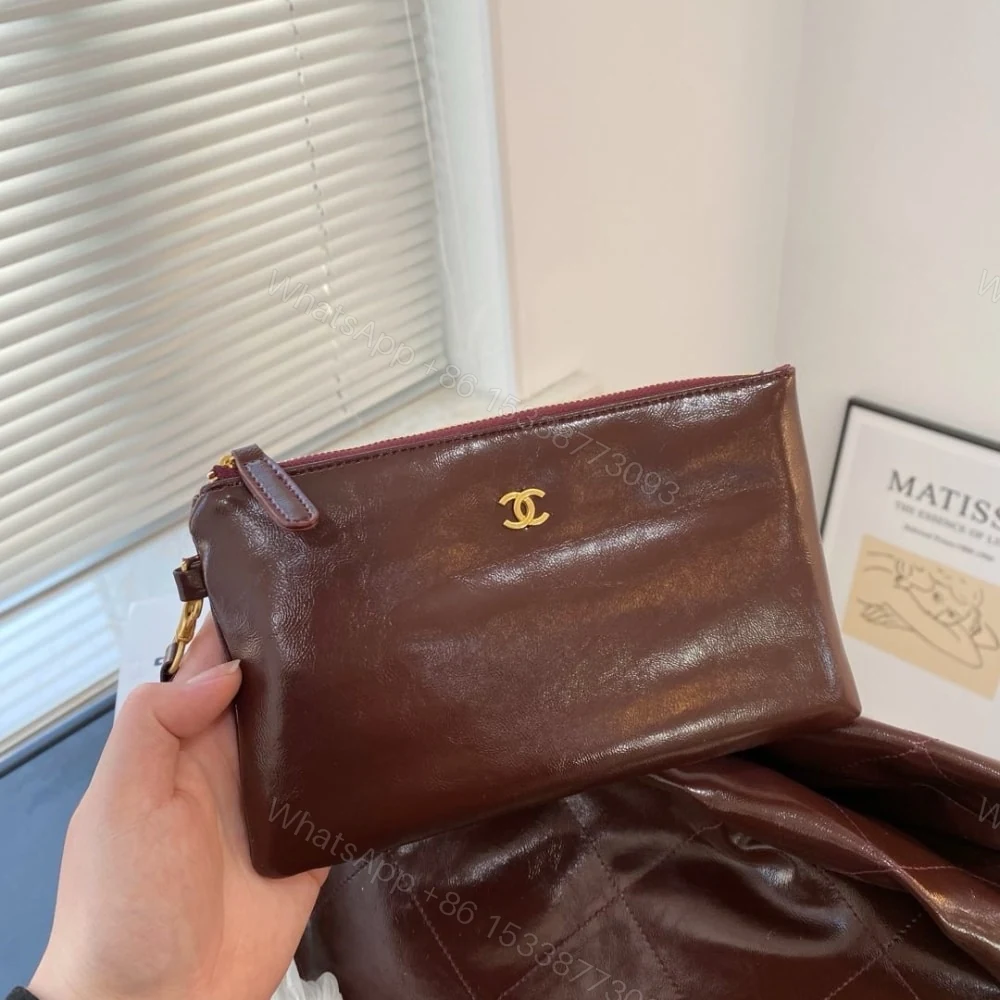 View 6 of Chanel 22 Large Handbag Dark Brown 41Cm