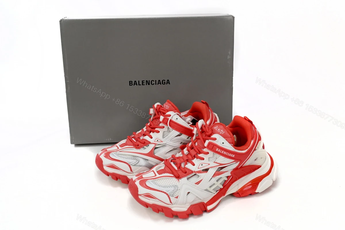 Balenciaga Track 2 Sneaker Military Black White Red 568615 W2GN3 1293 — view 2
