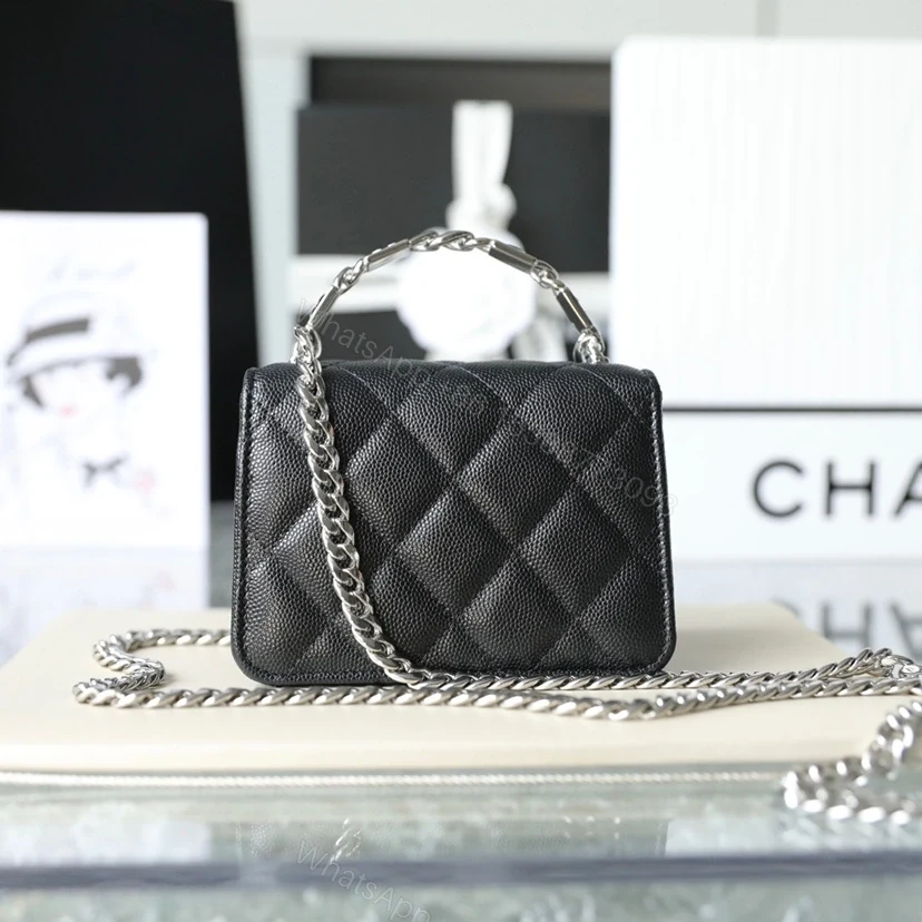 View 2 of 香港頂級高仿Chanel22S系列琳瑯手提鏈條包免檢版