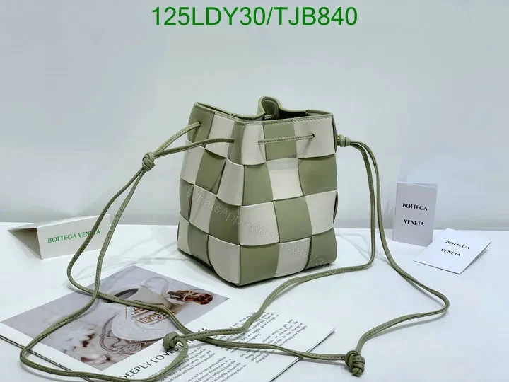 View 34 of Bottega Veneta Small Cross-Body Bucket Bag in Red BVF4722