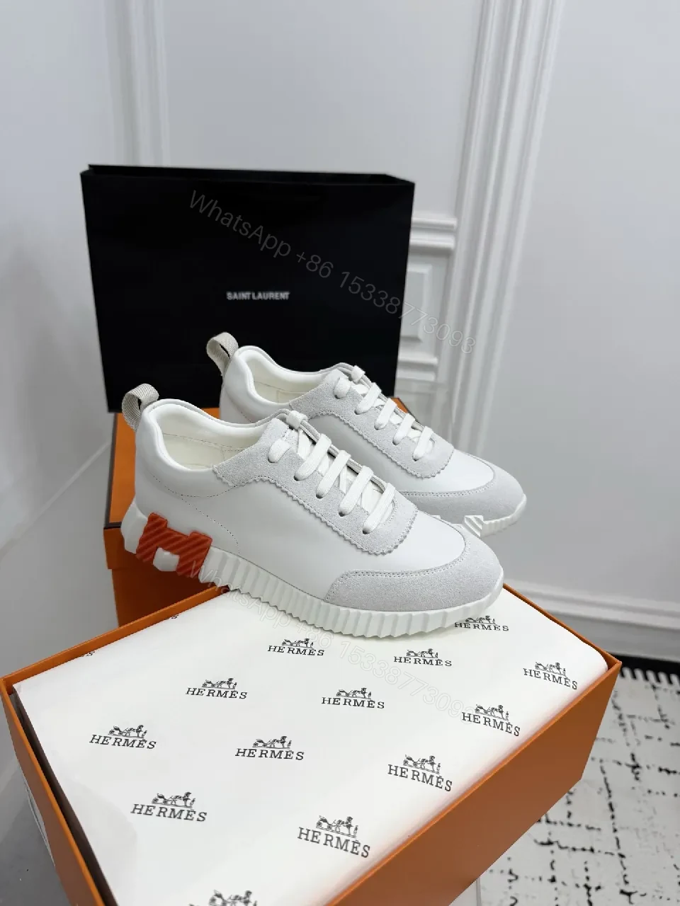 Casual Luxe Runner: Modern Texture, Bold Detail Sneaker — view 1