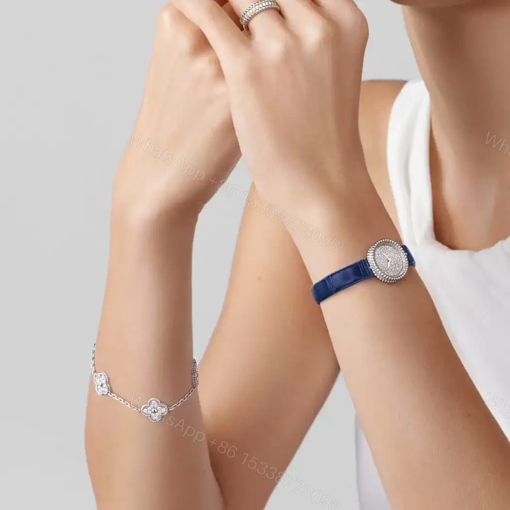 View 8 of 高仿首飾VanCleef&Arpels*RA415000五花滿鑽白金手鏈