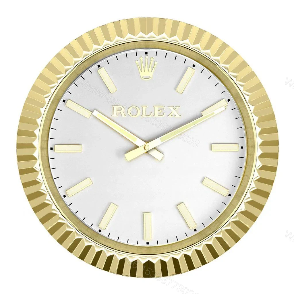 View 2 of ROLEX WALL CLOCK – WIMBLEDON OYSTER DATEJUST GOLD