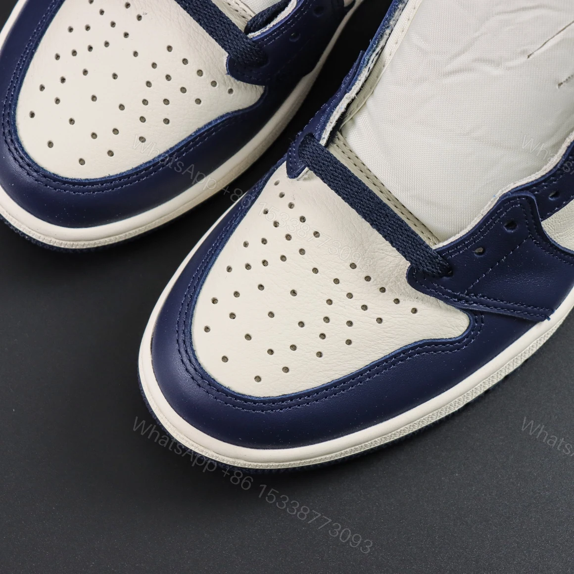 View 5 of Air Jordan 1 Retro High OG “Obsidian” Reps