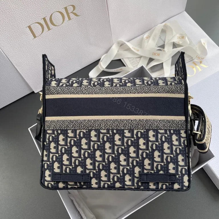 View 2 of Bold Dior-Monogram Messenger Bag: Elevated Everyday Luxury