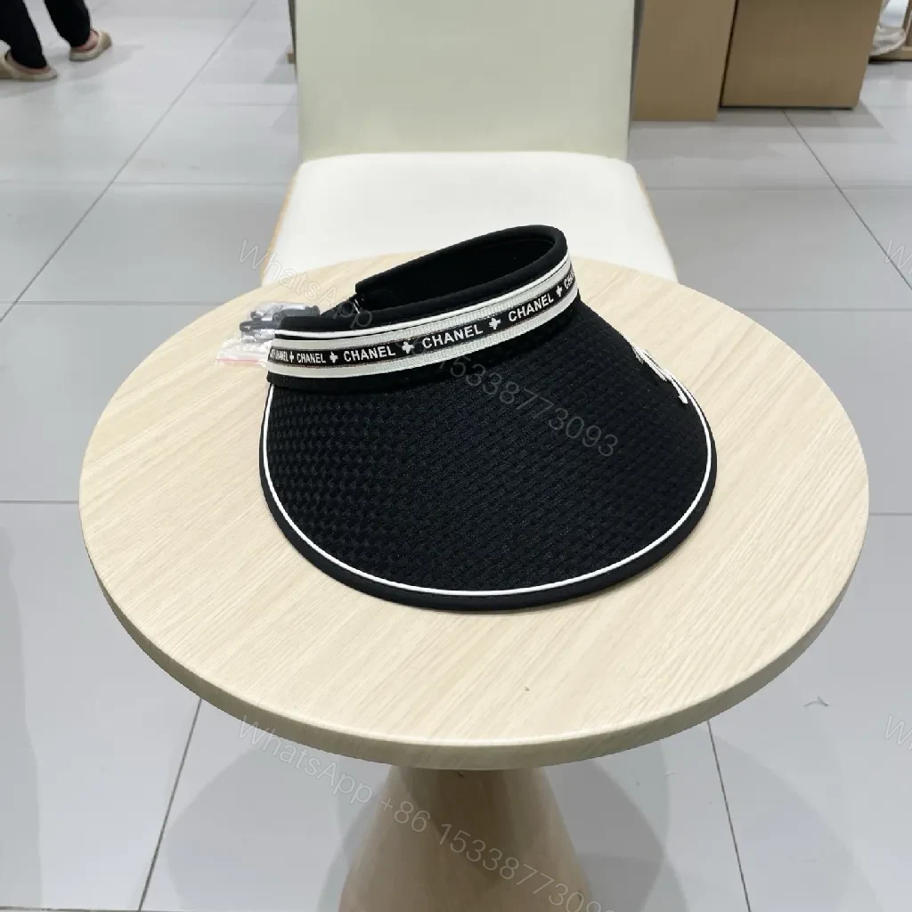 View 2 of Aerated Black Mesh Visor – Lightweight Luxury Sport Chic