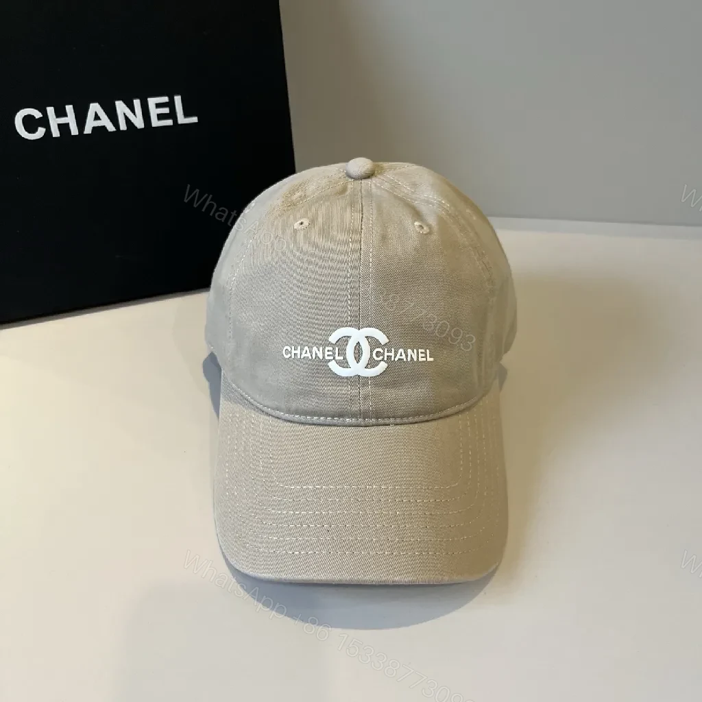 View 4 of Chocolate-Brown Cotton Cap: Subtle Luxe Logo Streetwear Cap